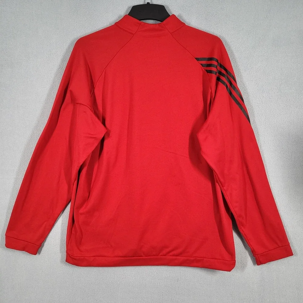 Adidas Pullover Men's XL Red Wisconsin Badgers Athletic‎ Performance Sweatshirt